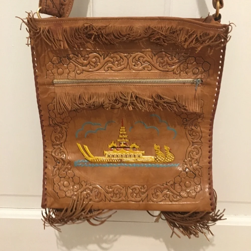 Handmade Vintage Burmese Myanmar Bag Purse - Picture 4 of 7